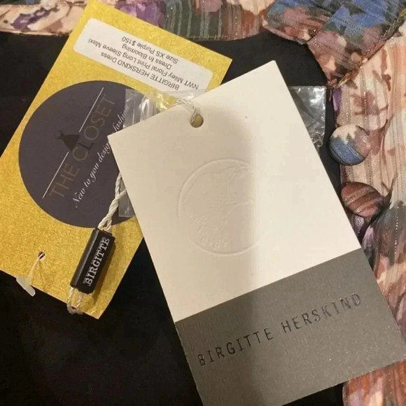 Birgitte Herskind Miley Metallic Maxi Dress 34
(NWT BR - Picture 7 of 8